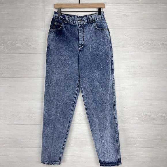 Vintage Levi's Jeans Women 26x31 Acid Wash Mom USA 80s Orange Tab High Rise - Picture 15 of 15